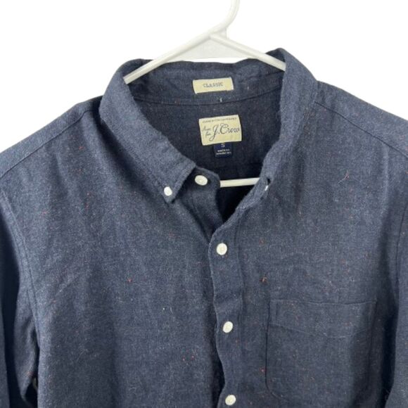 J.Crew Men's Classic Cotton Button Down Long Sleeve Shirt Size S - Picture 2 of 4